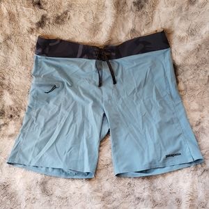 Patagonia Men's Stretch Planing Board Shorts, 36, Break Up Blue